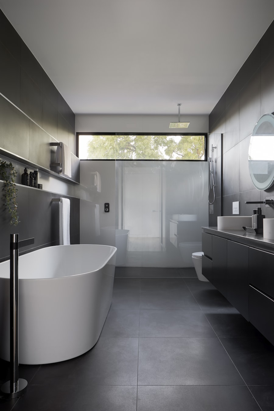 Quiet modern interior with warm architectural lighting